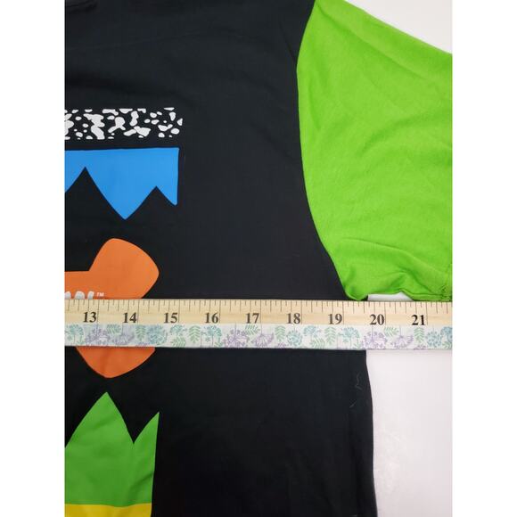 Nickelodeon Logo Orange Bone Size M The Nick Box Color Block T-Shirt - Picture 5 of 6